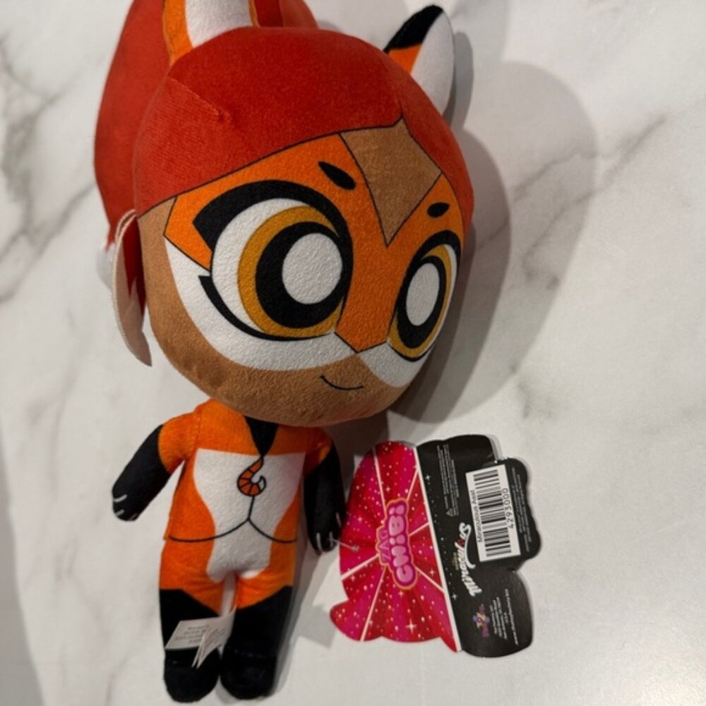 NWT ZAG HEROEZ MIRACULOUS Orange Fox Rena Rouge Plush 9” Doll Toy Size OS